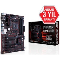 Asus Prime B350 PLUS AMD Çipset B350 Soket AM4 DDR4 Anakart - 1